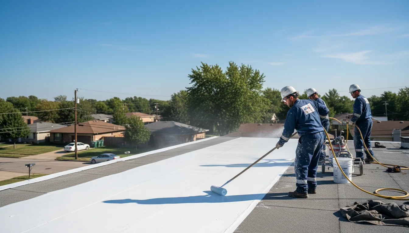 Commercial roof coating in Burkeville, VA near me